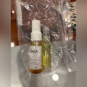 OUAI 2 pc Hair Oil and Wave Spray Set NIB